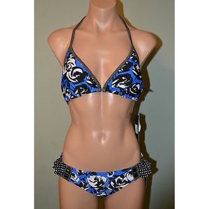 Material Girl Floral Print Bikini Set